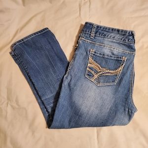 Jade jean straight capri size 15/16